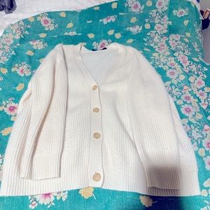 Jenni Kayne Ivory Cashmere Cardigan